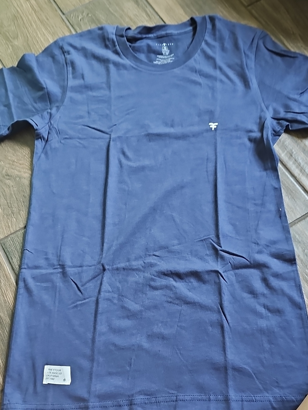 Five Four Navy Short Sleeve Crew Tee